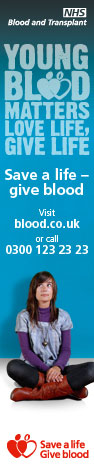 National Blood Service - Do Something Amazing - Save a Life - Give Blood